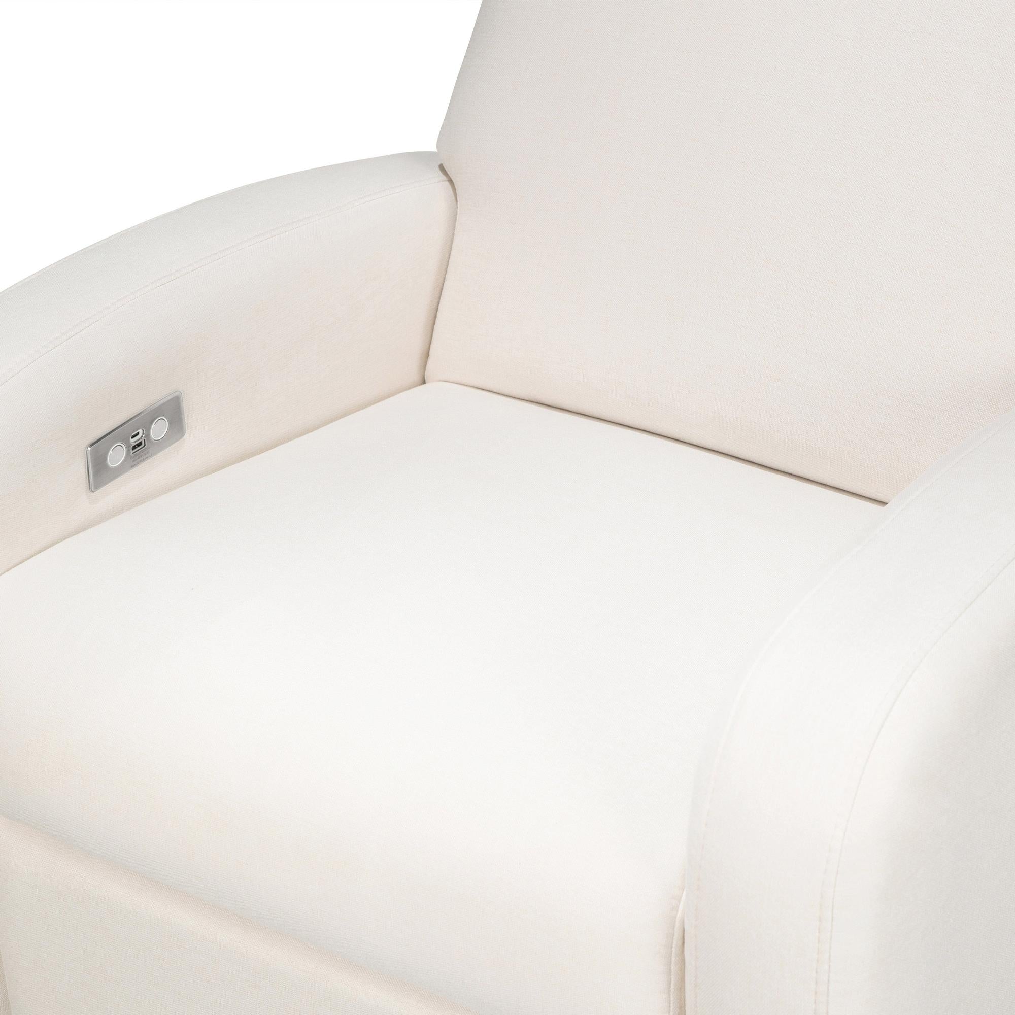 Babyletto Nami Electronic Recliner and Swivel Glider Recliner with USB port