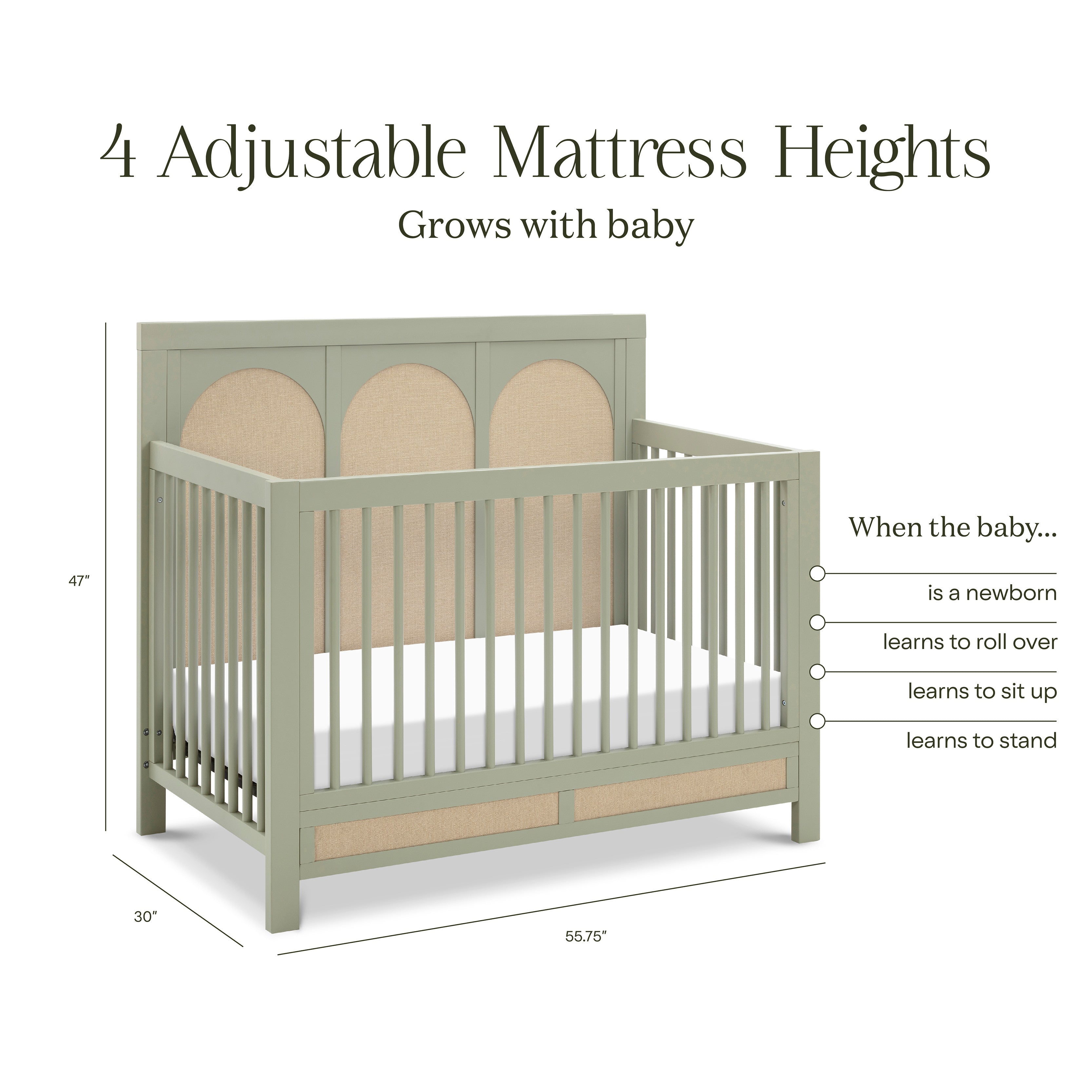 Namesake Eloise 4-in-1 Convertible Crib - Twinkle Twinkle Little One