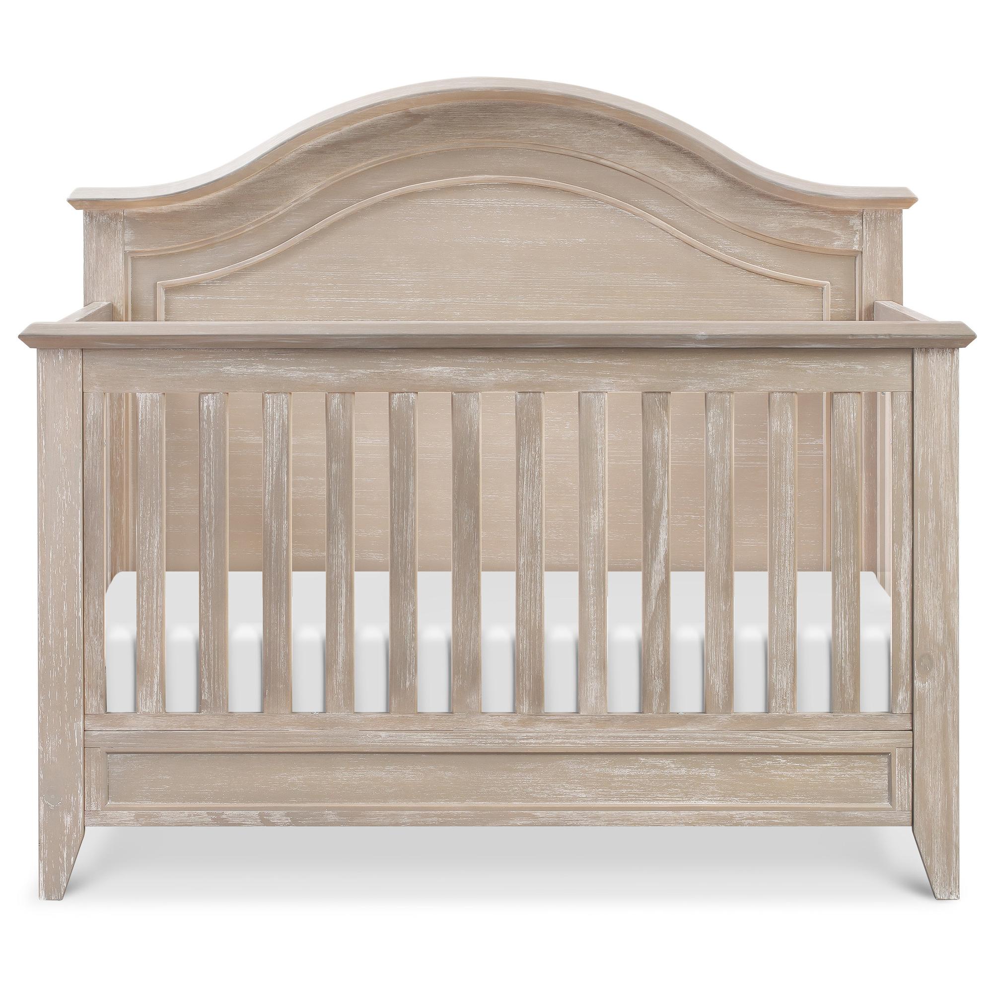 Monogram by Namesake Barrow Rustic 4-in-1 Convertible Curve Top Crib