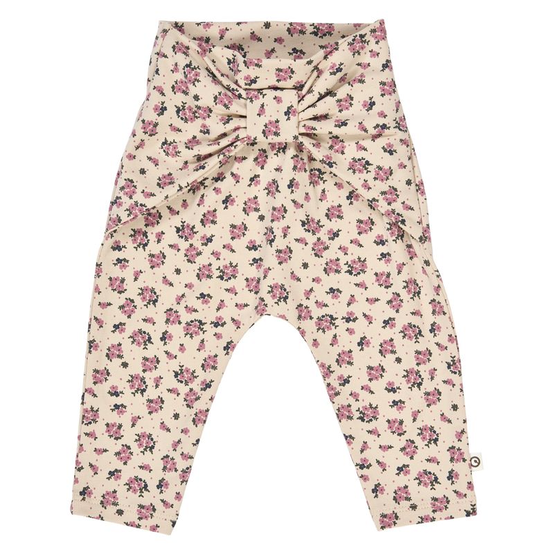 Zinna Floral Print Bow Pants - Twinkle Twinkle Little One