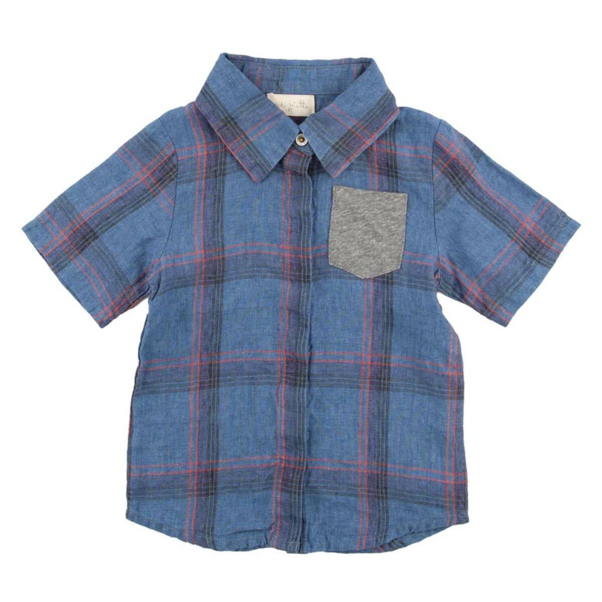 Jerry Button Up & Alex Short Set - Buffalo - Twinkle Twinkle Little One