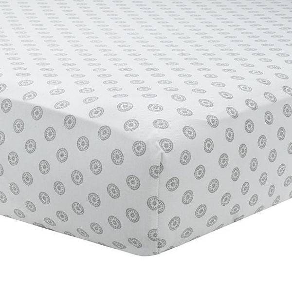 Grey Chelsea Crib Sheet - Twinkle Twinkle Little One