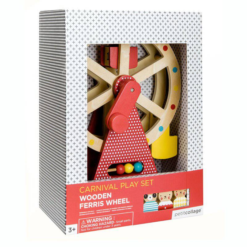 Carnival Play Set Wooden Ferris Wheel - Twinkle Twinkle Little One
