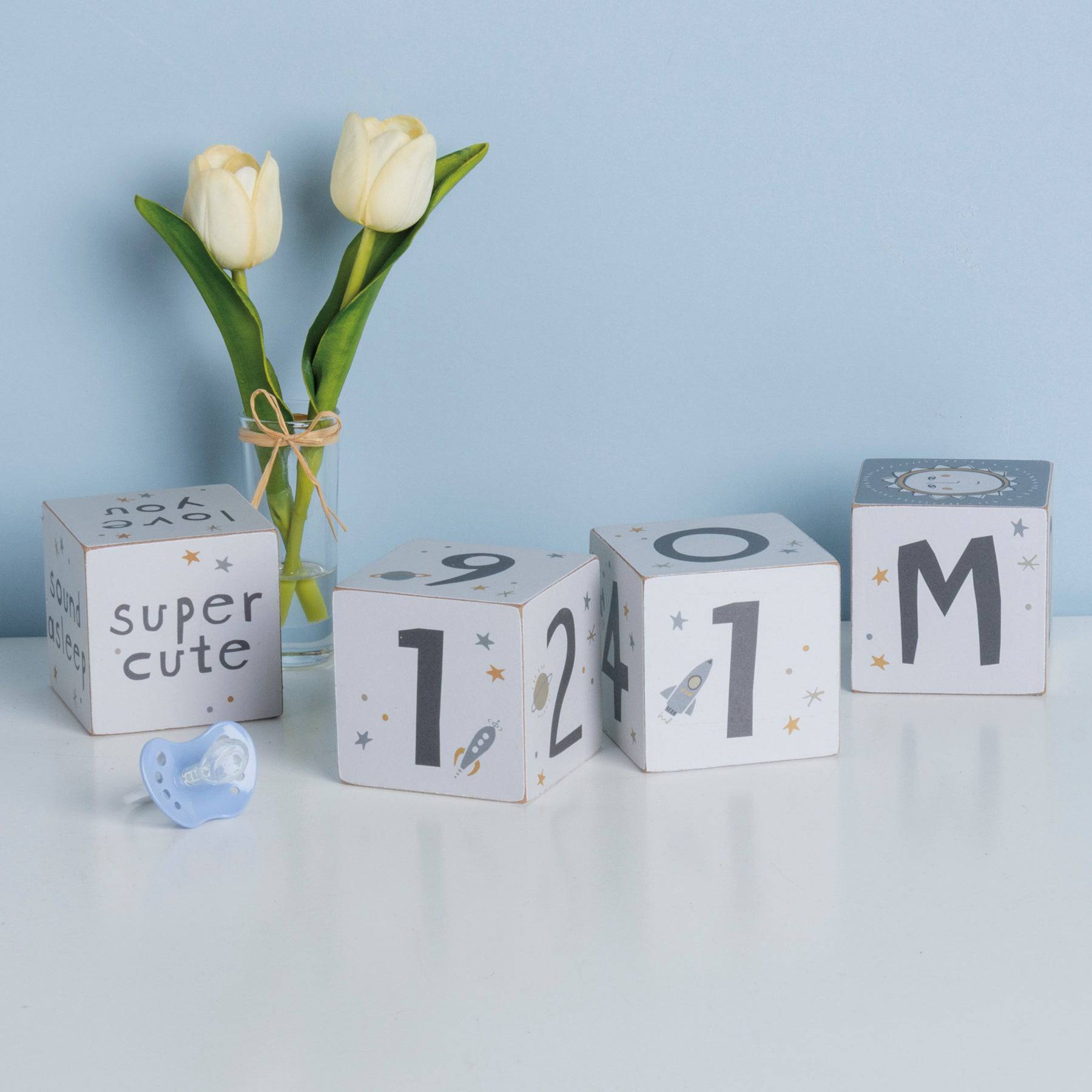 Galaxy Milestone Blocks - Twinkle Twinkle Little One