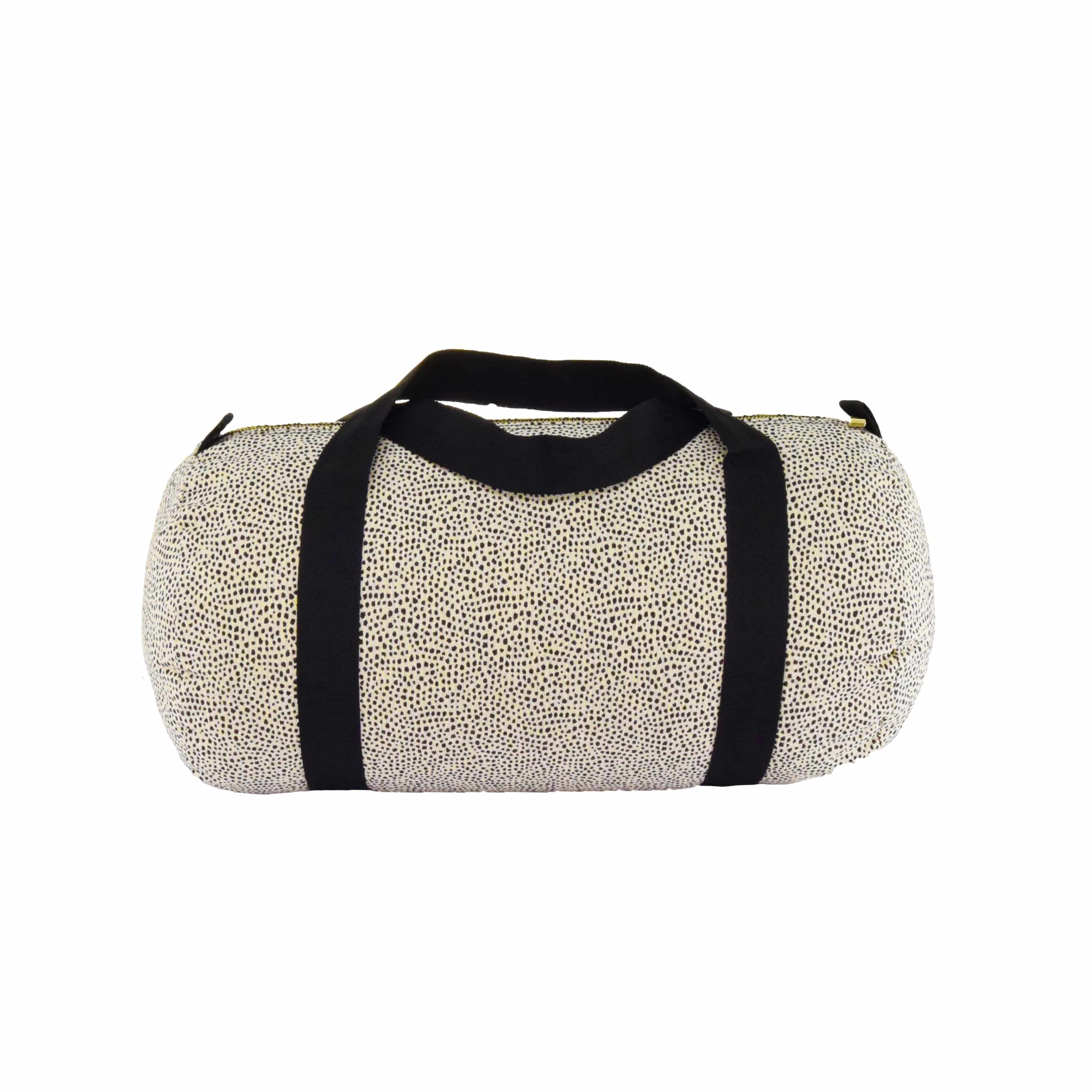 Cheetah Seersucker Medium Duffel - Twinkle Twinkle Little One