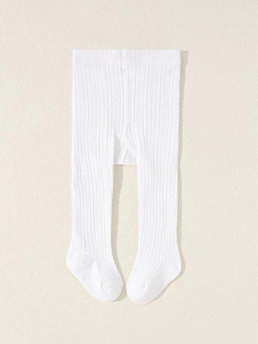 White cable knit tights hotsell