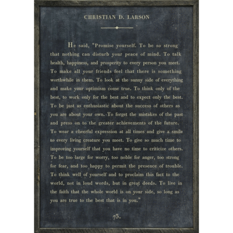 Christian Larson Art Piece - Twinkle Twinkle Little One