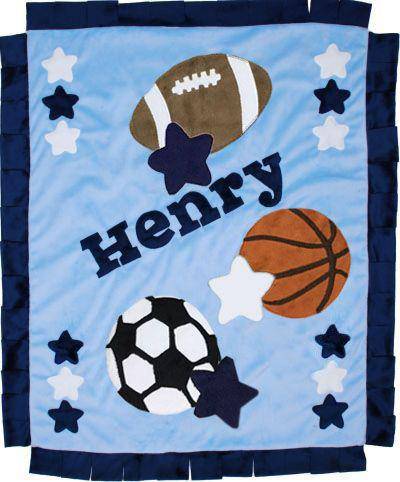 Applique Signature Blanket