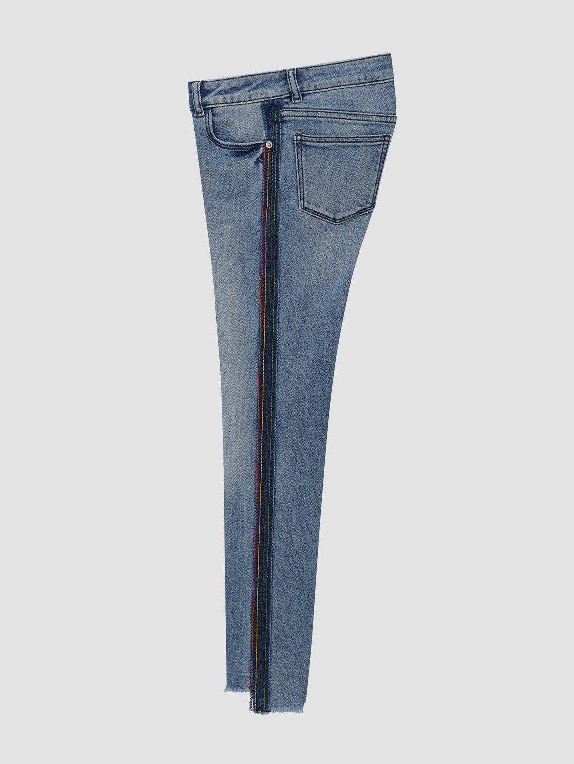 Chloe Skinny Jean in Thunder Stripe - Twinkle Twinkle Little One