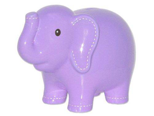 Large Stitched Elephant Bank