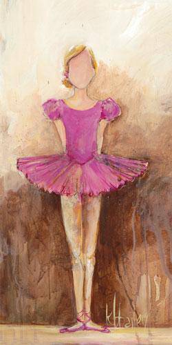 Pink Belle of the Ballet Canvas Reproduction