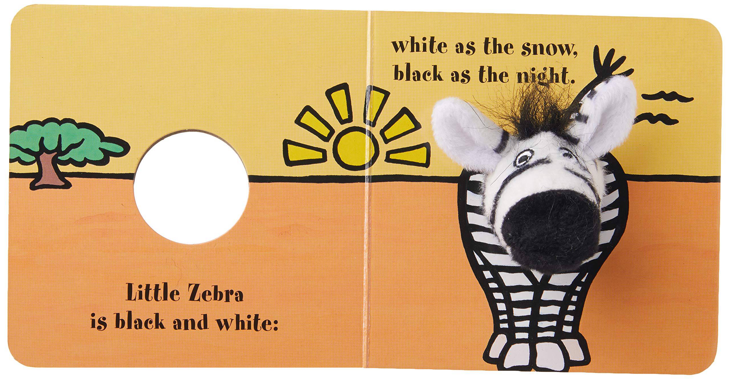 Little Zebra Finger Puppet Book - Twinkle Twinkle Little One
