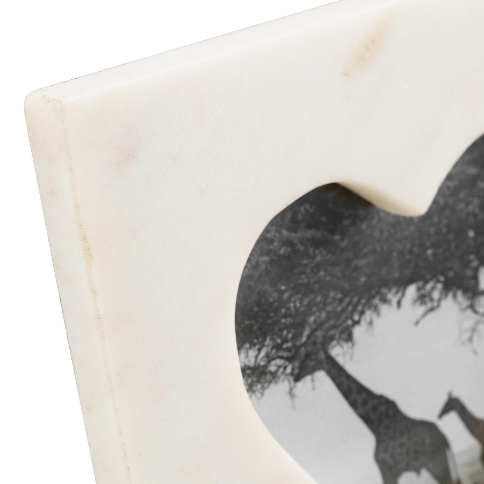 5x5 Marble Heart Frame - Twinkle Twinkle Little One