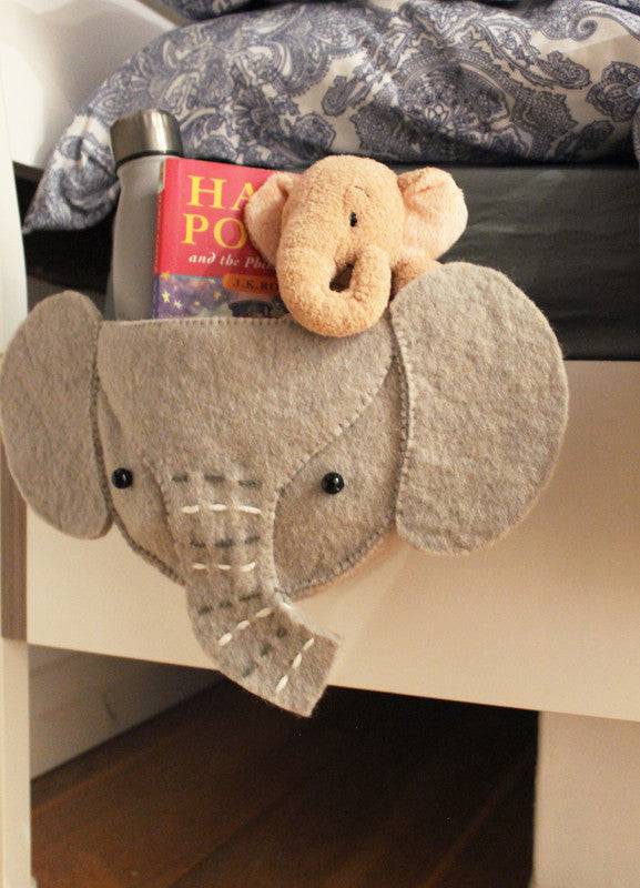 Mask Head Bedtime Pouch - Elephant - Twinkle Twinkle Little One