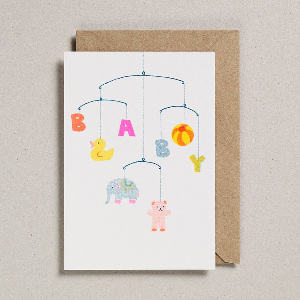 Baby Mobile New Baby Card - Twinkle Twinkle Little One