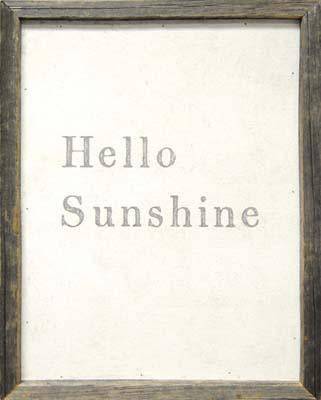 Hello Sunshine Art Piece