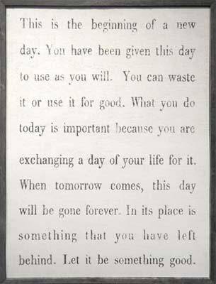 This Is The Beginning Art Piece