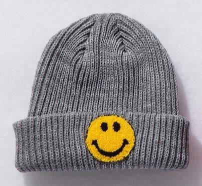 Heather Grey Smile Beanie - Twinkle Twinkle Little One