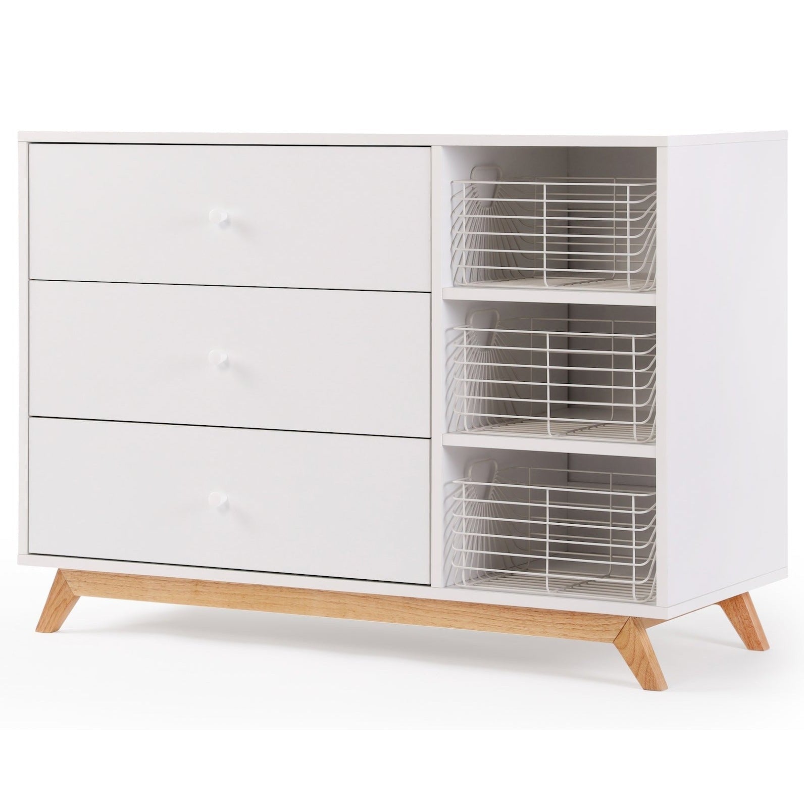 Dadada Central Park 3-Drawer + Two Shelves Dresser - Twinkle Twinkle Little One