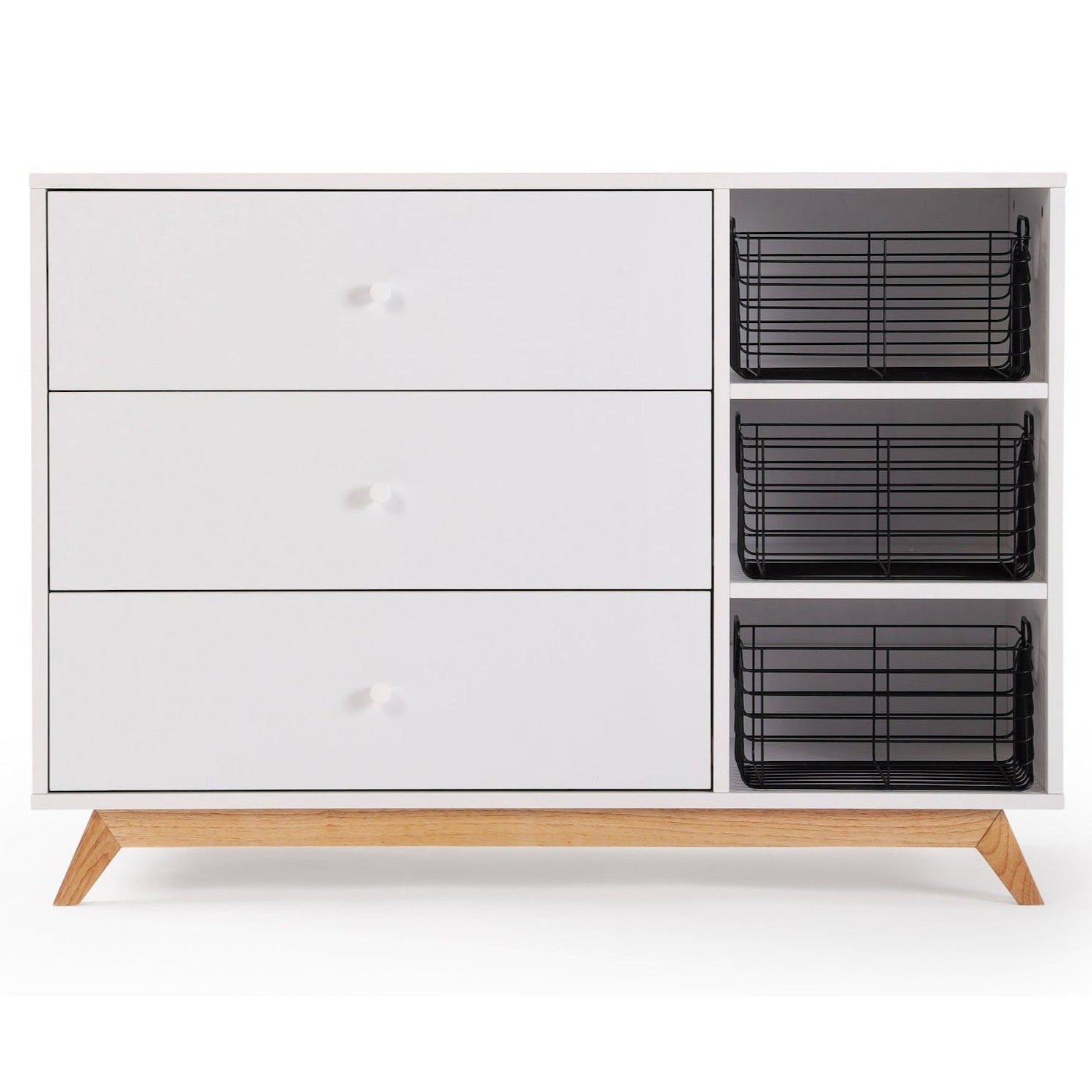 Dadada Central Park 3-Drawer + Two Shelves Dresser - Twinkle Twinkle Little One