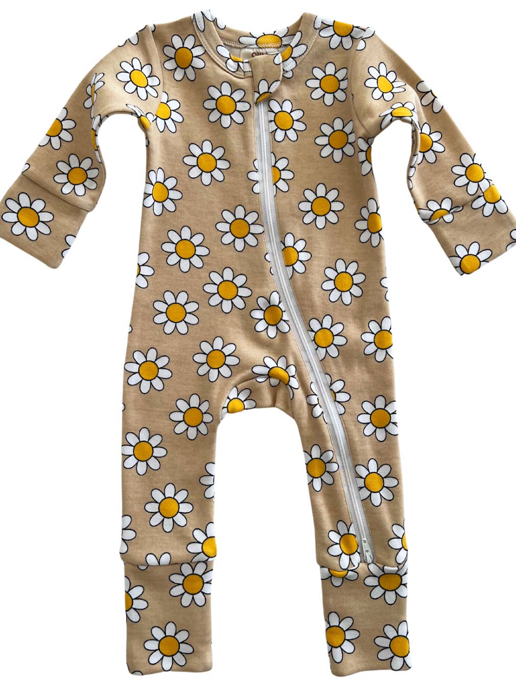 Daisy Pop Biscotti Organic 2-Way Zip Romper - Twinkle Twinkle Little One