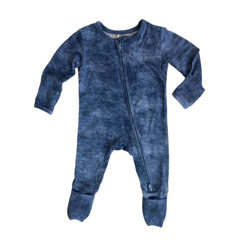 Denim Footie - Twinkle Twinkle Little One