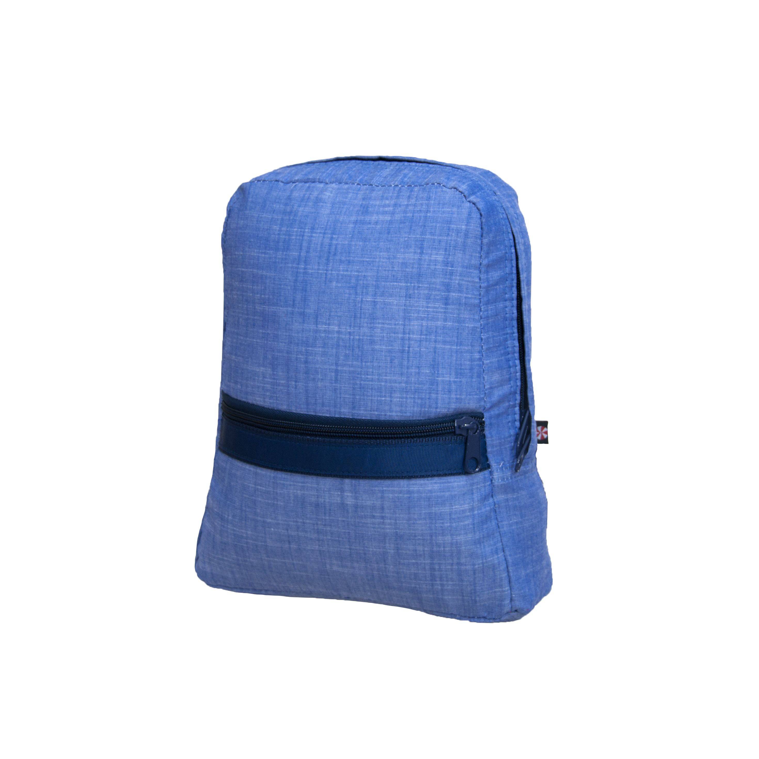 Navy Chambray Small Backpack - Twinkle Twinkle Little One