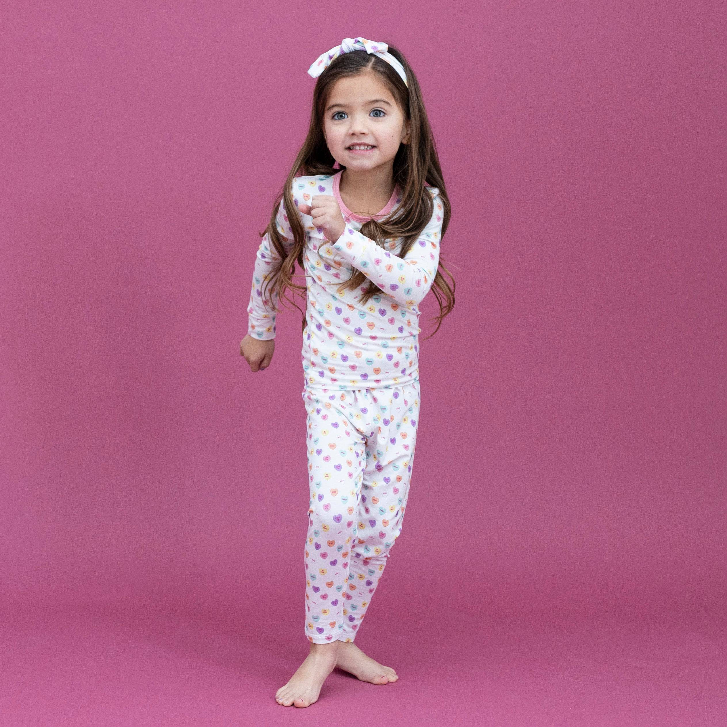 The Conversation Heart Jammies: Pink Valentine Pajamas