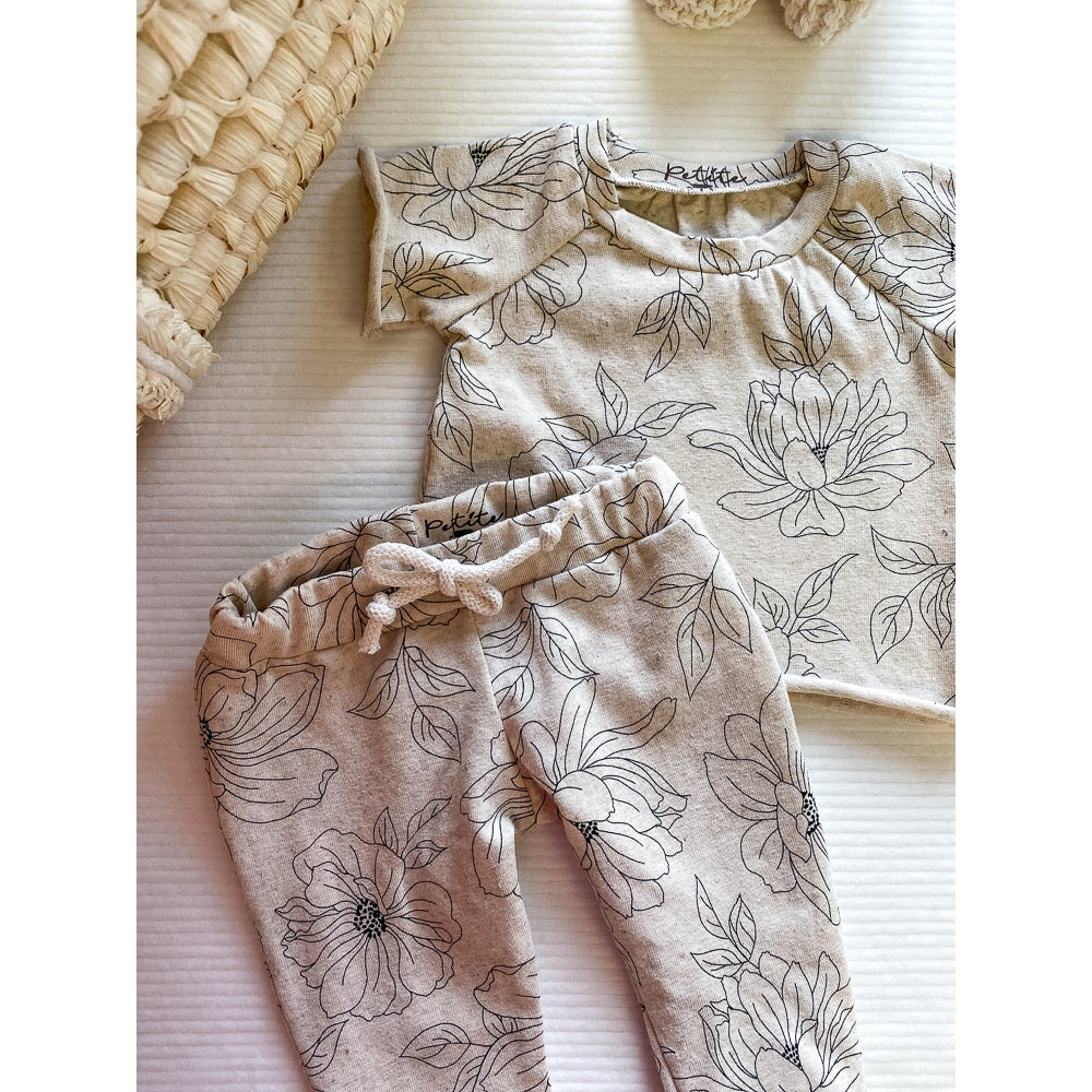 Floral Tee & Pant Set - Twinkle Twinkle Little One