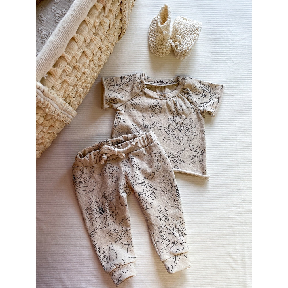 Floral Tee & Pant Set - Twinkle Twinkle Little One