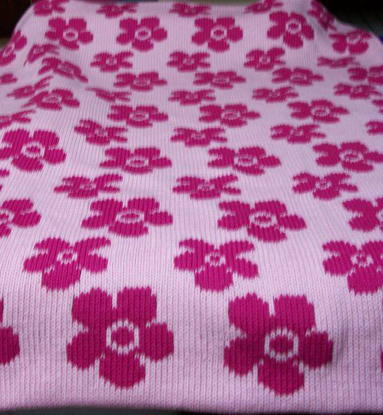 Flowers Double Cotton Knit Blanket - Twinkle Twinkle Little One