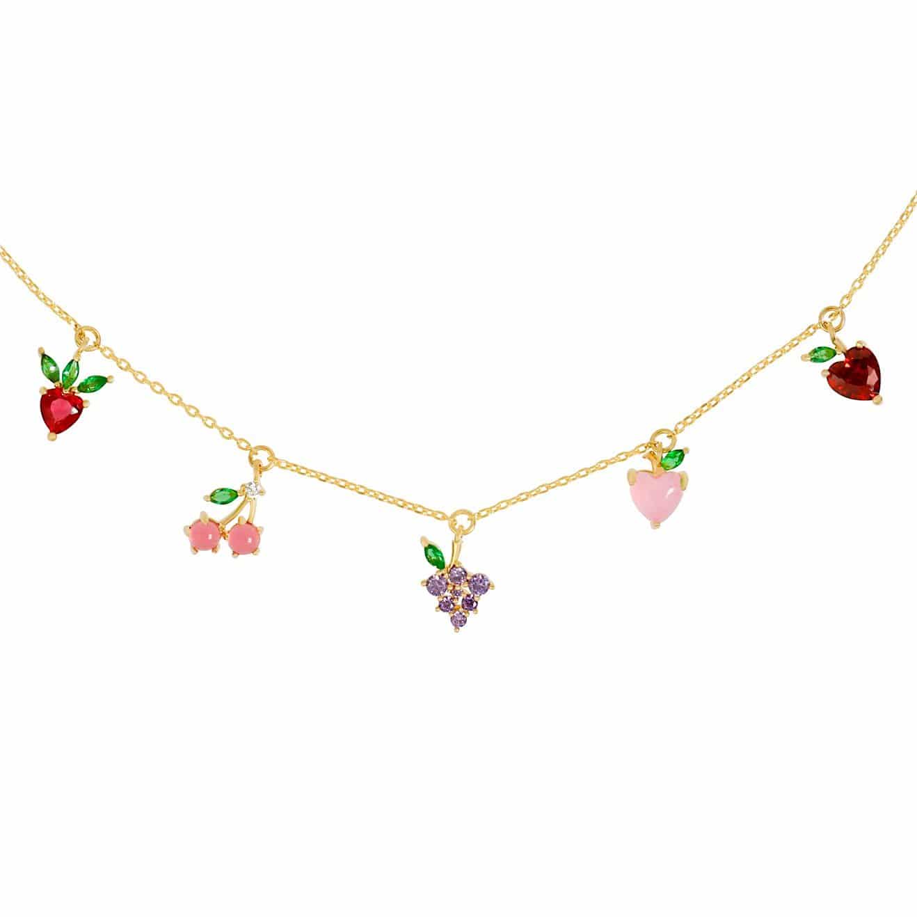 Fruit Basket Choker - Gold - Twinkle Twinkle Little One