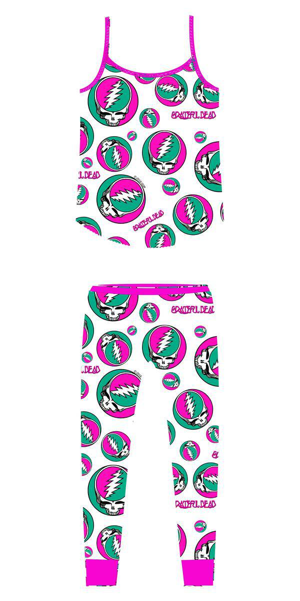 Grateful Dead Tank Bamboo Base Layer Set - Twinkle Twinkle Little One