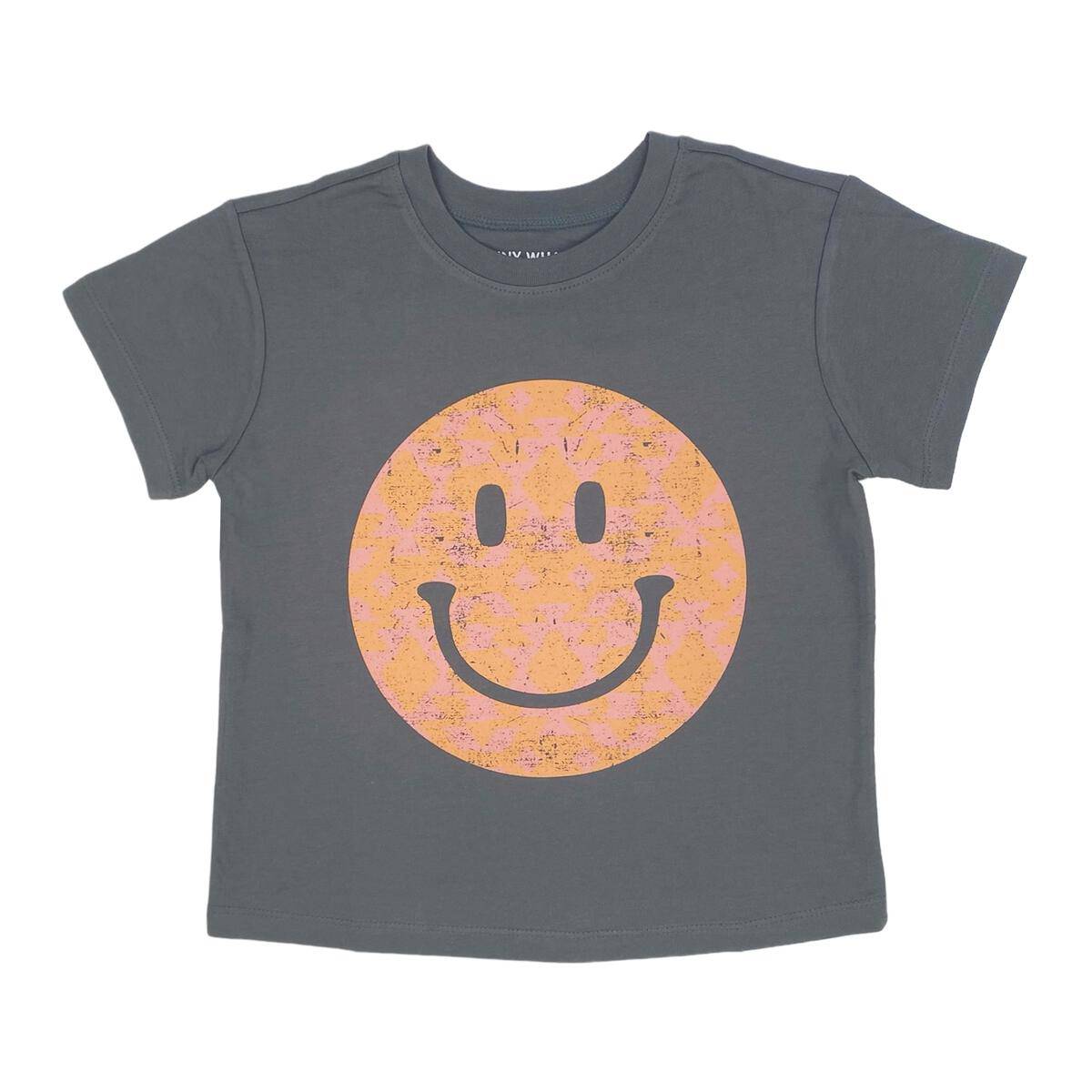 Tiny Whales Happy Camper Faded Black T-Shirt - Twinkle Twinkle Little One