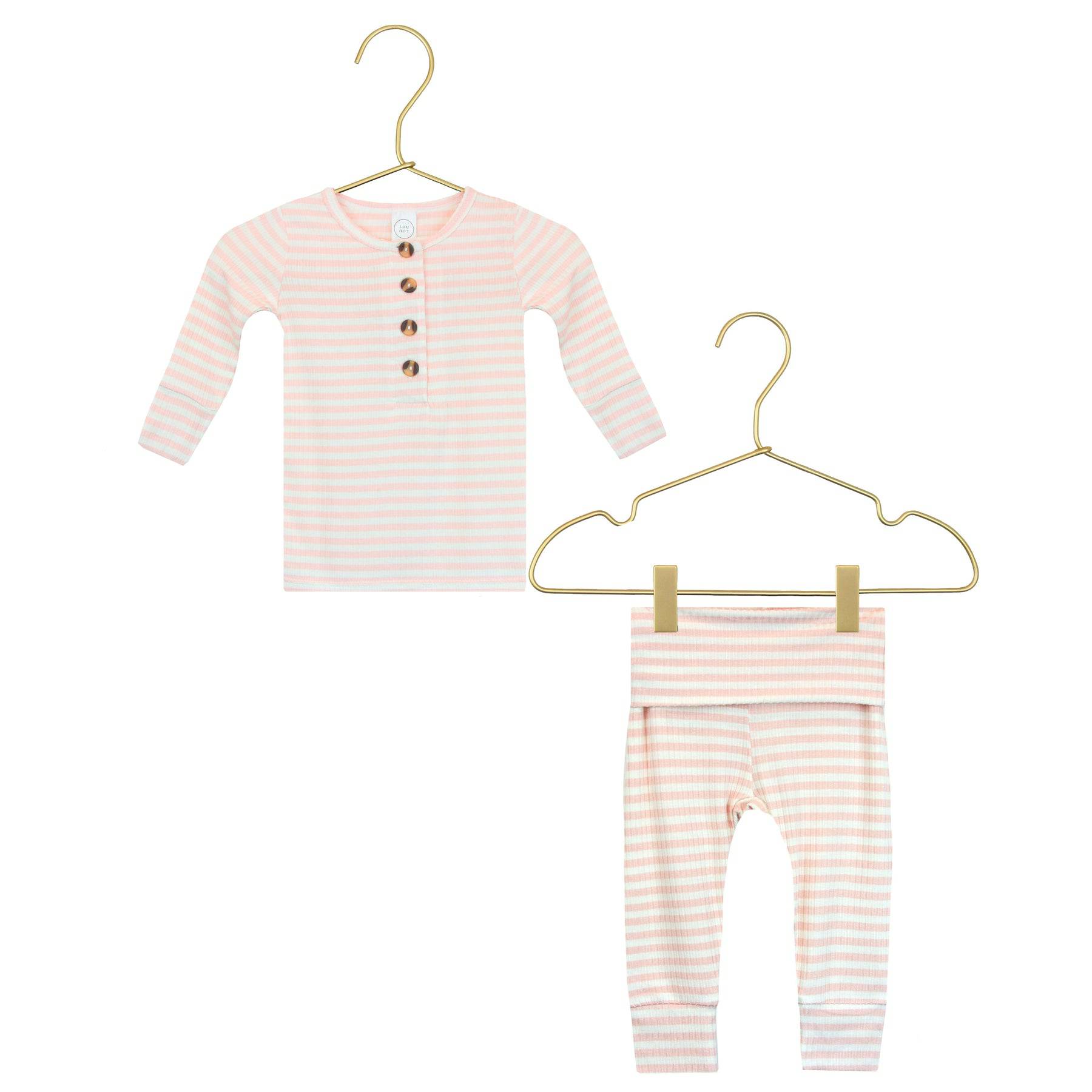 Harper Ribbed Top & Bottoms - Twinkle Twinkle Little One