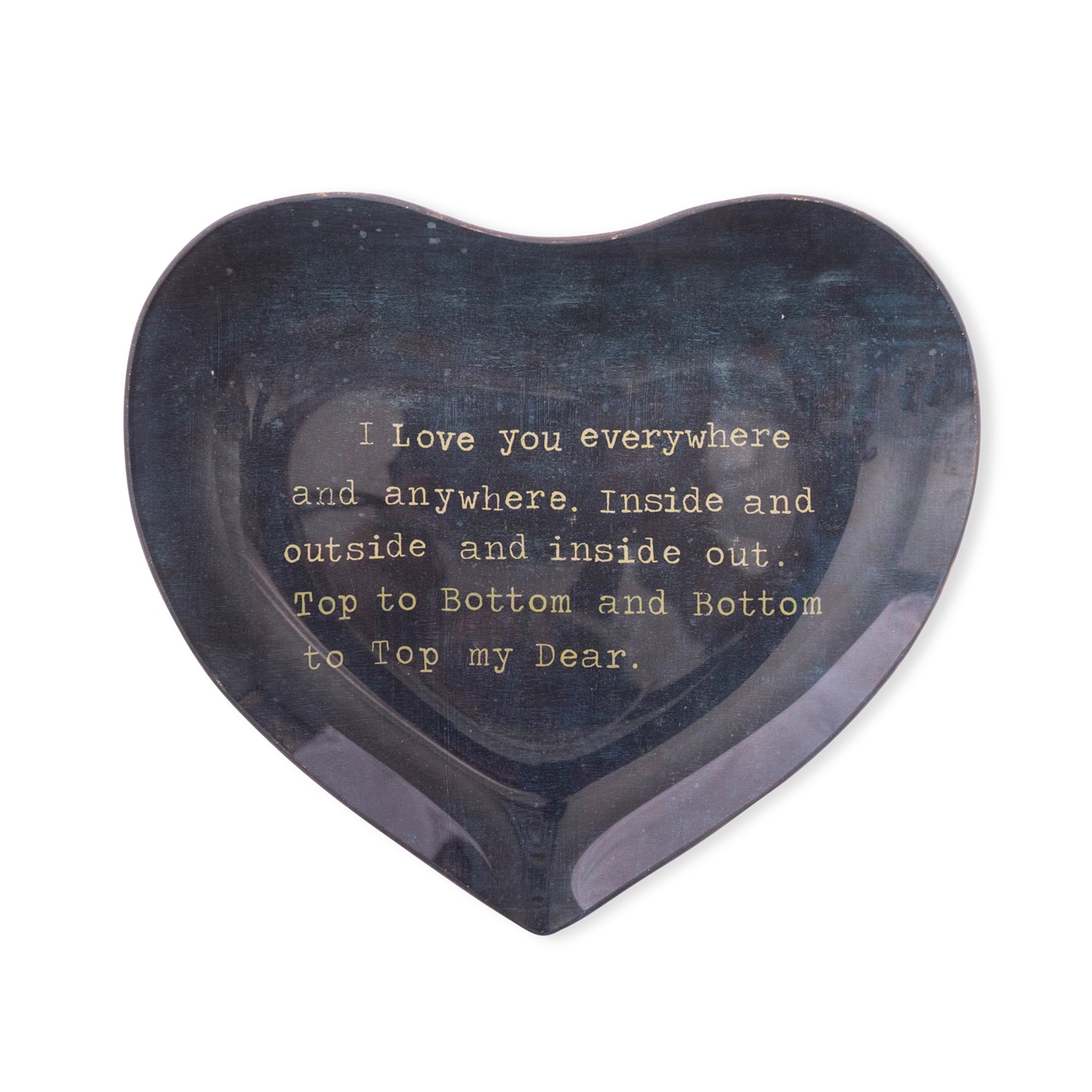 Heart Decoupage Plate - Twinkle Twinkle Little One