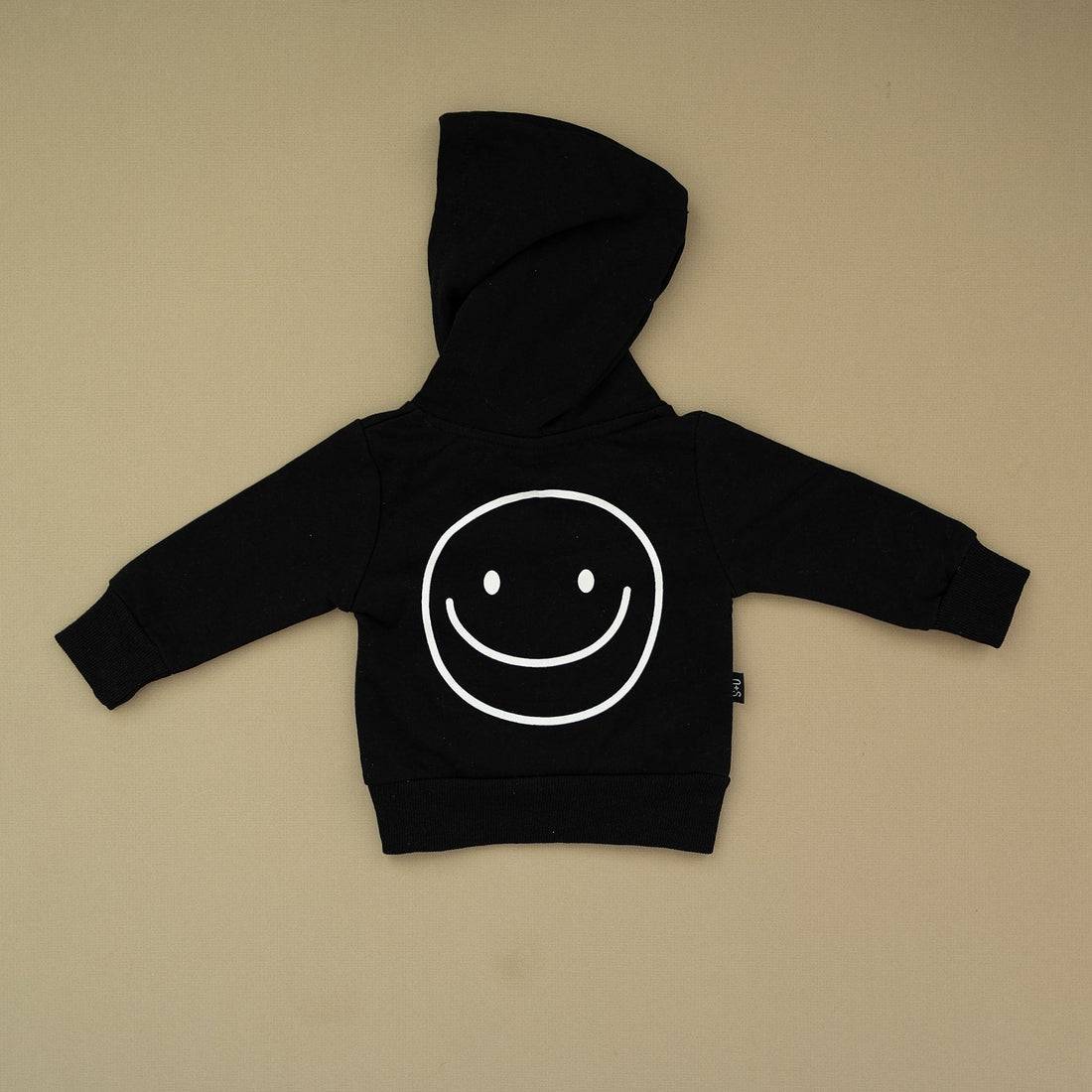 Happy Hoodie - Black - Twinkle Twinkle Little One