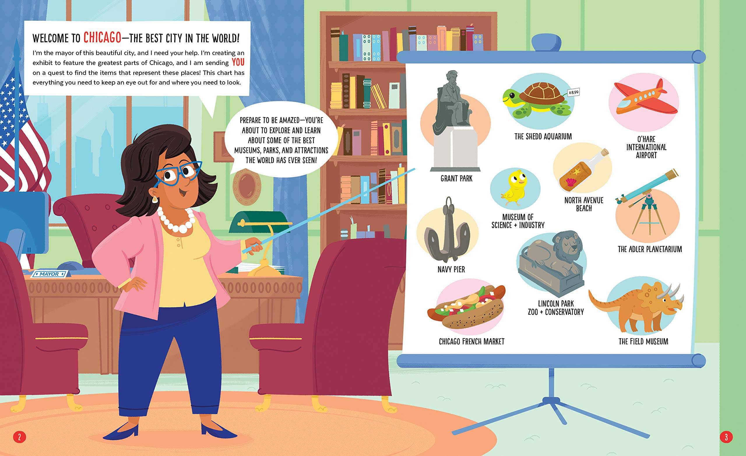 Hide & Seek Chicago Book - Twinkle Twinkle Little One