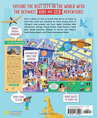 Hide & Seek Chicago Book - Twinkle Twinkle Little One