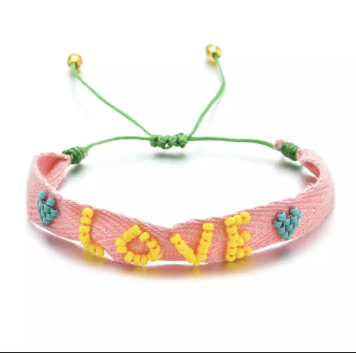 Love Beaded Woven Bracelet - Twinkle Twinkle Little One