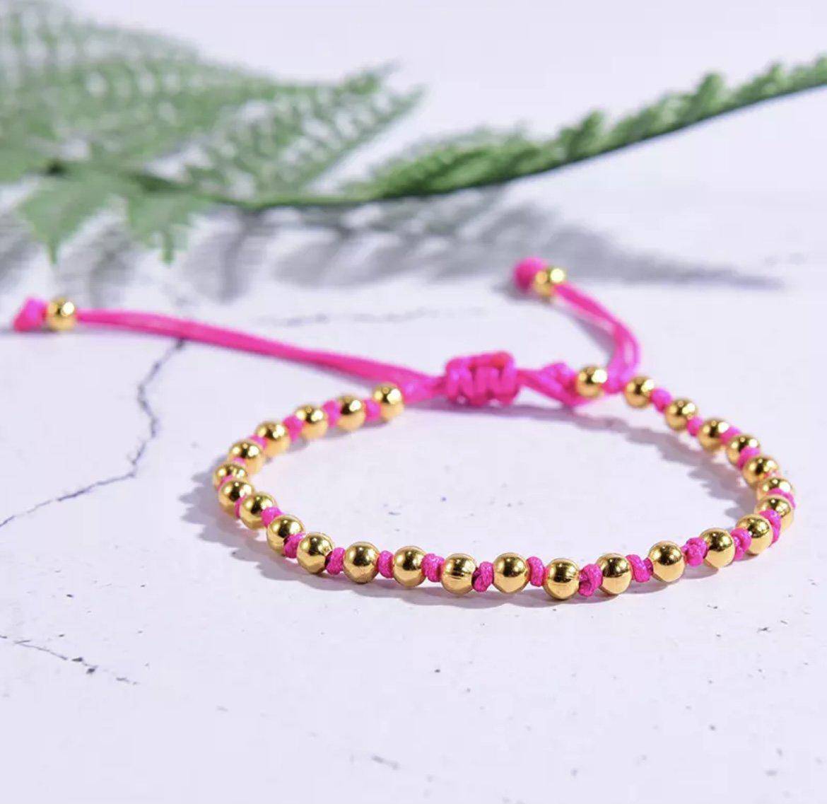 Gold Beaded Colorful Bracelet - Twinkle Twinkle Little One