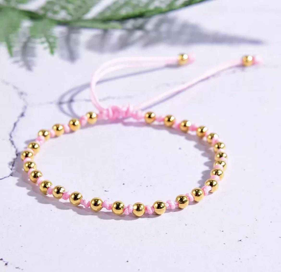 Gold Beaded Colorful Bracelet - Twinkle Twinkle Little One