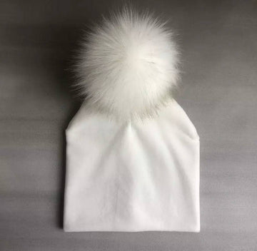Velvet Pom Pom Hat - Twinkle Twinkle Little One
