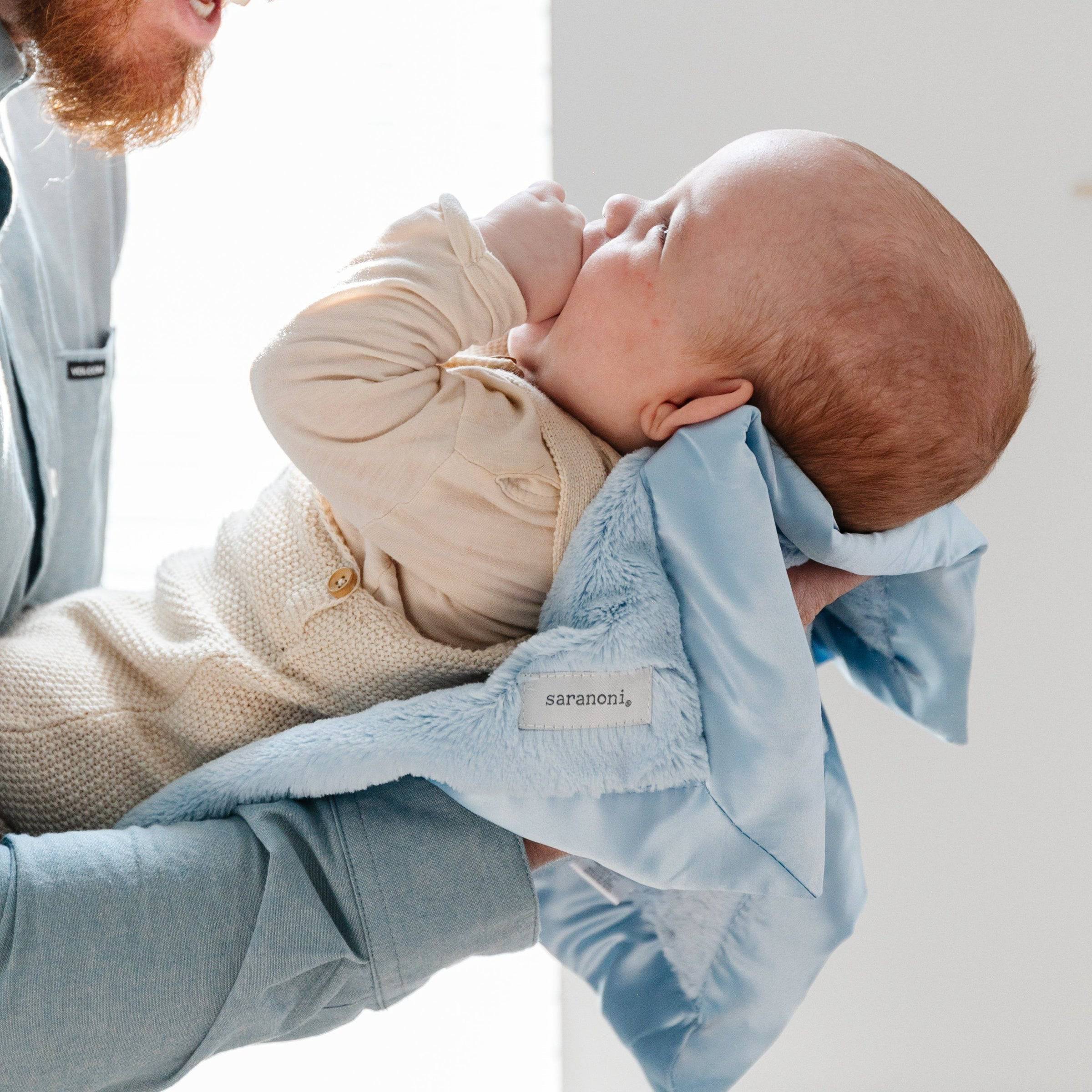 Satin Border Receiving Blanket - Twinkle Twinkle Little One