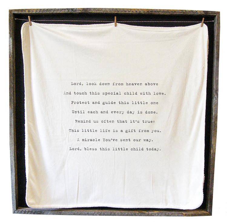 Lord Look Down Baby Blanket