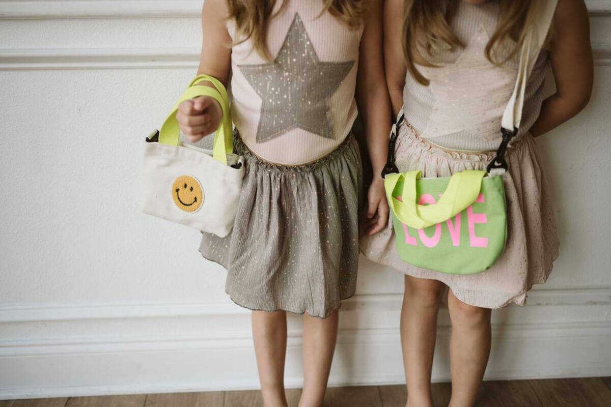 White Love Tote Purse - Twinkle Twinkle Little One