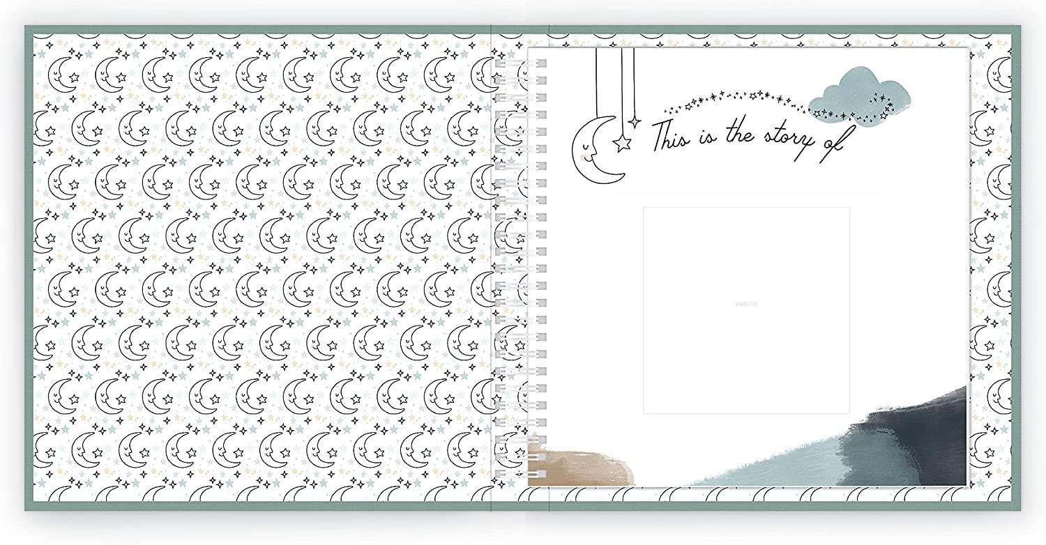 Celestial Skies Theme Luxury Baby Memory Book - Twinkle Twinkle Little One