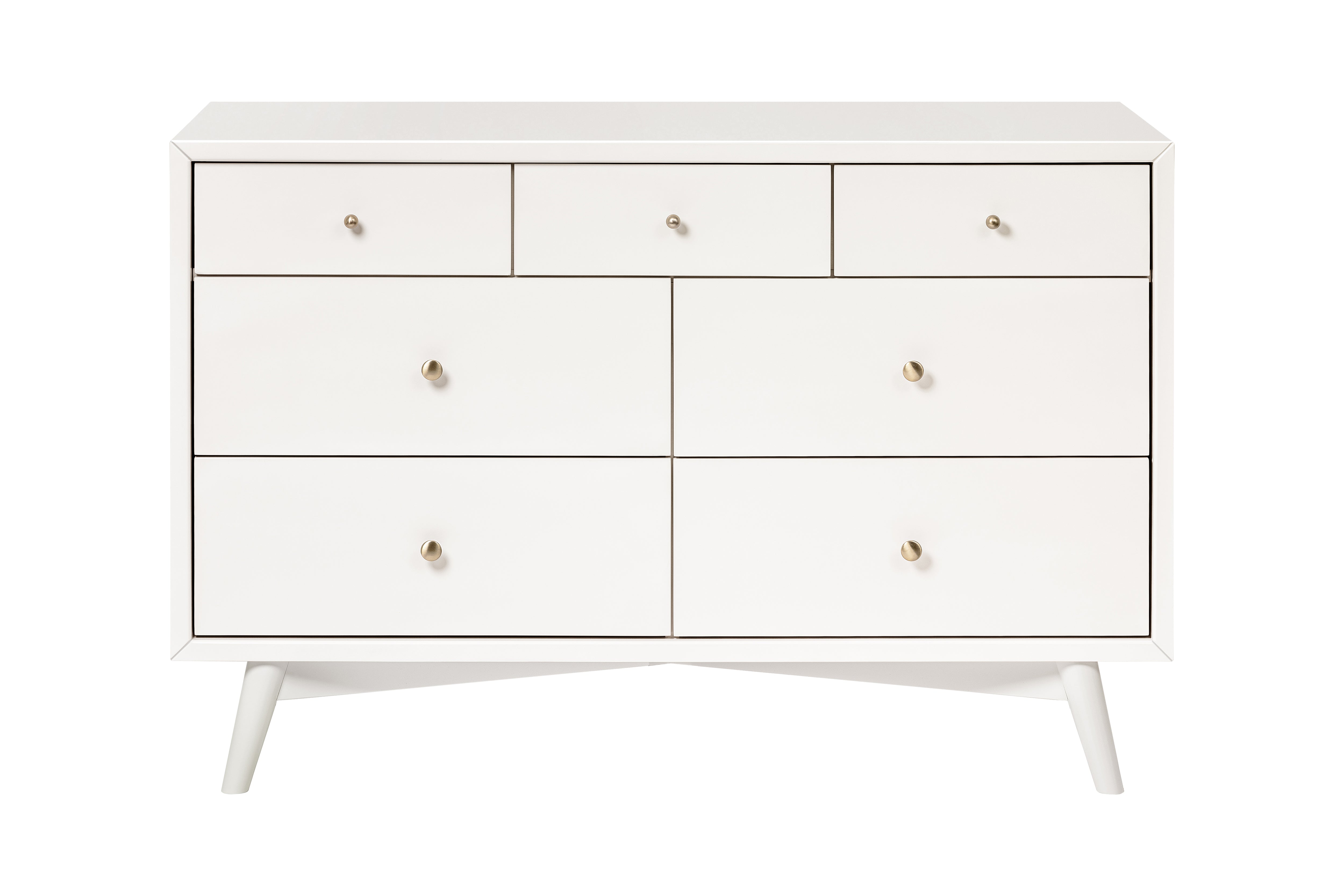 Palma 7 Drawer Dresser in Warm White - Twinkle Twinkle Little One