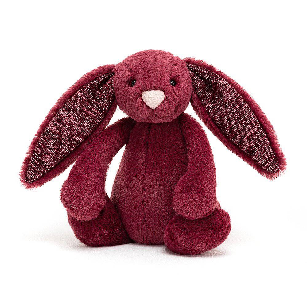 Medium Bashful Sparkly Cassis Bunny - Twinkle Twinkle Little One
