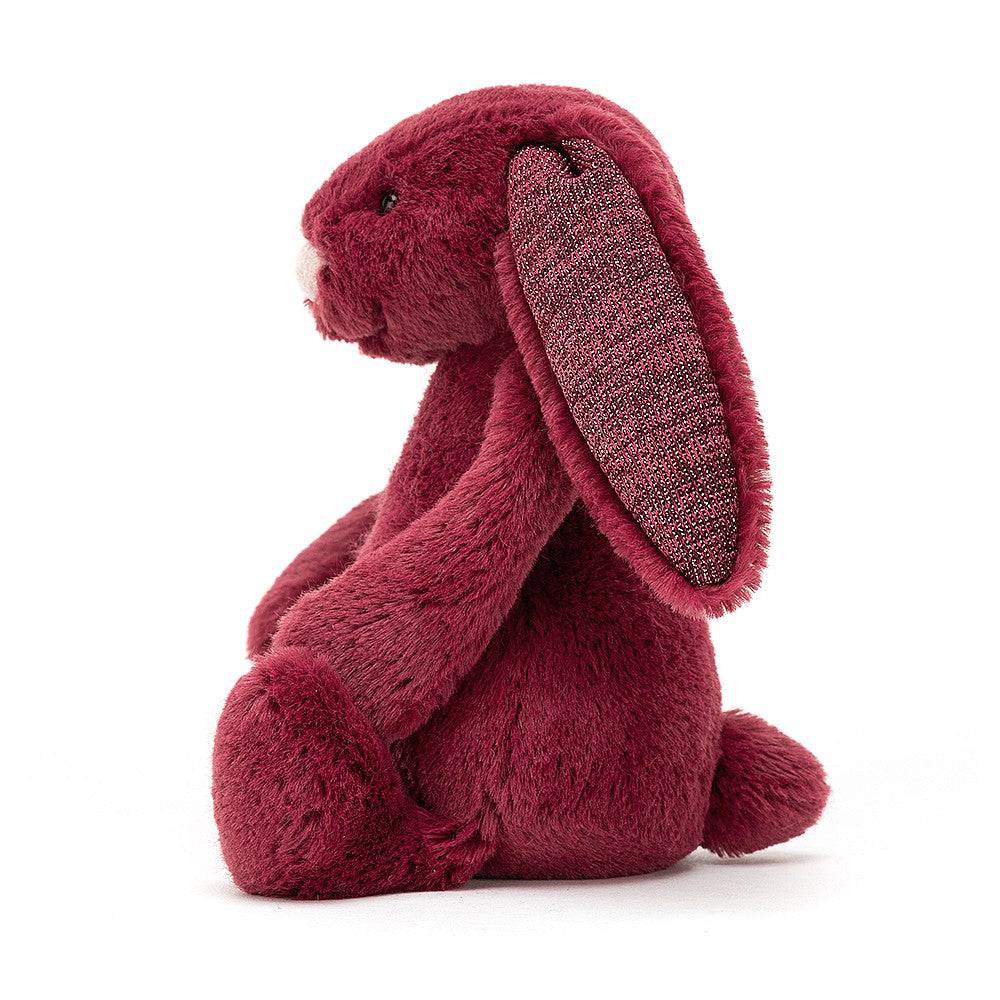 Medium Bashful Sparkly Cassis Bunny - Twinkle Twinkle Little One